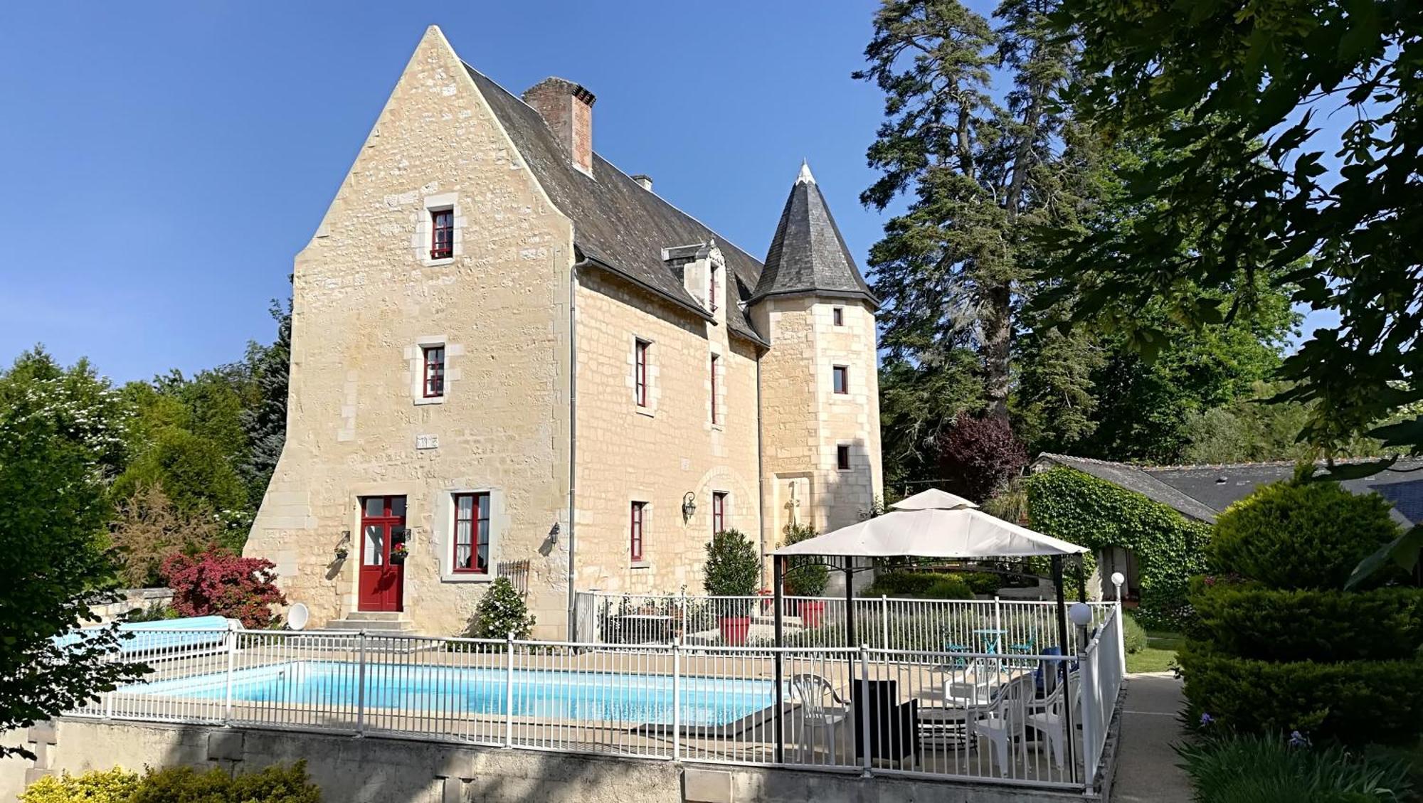 Chinon Manoir De L'Abbaye Seuilly Exterior foto